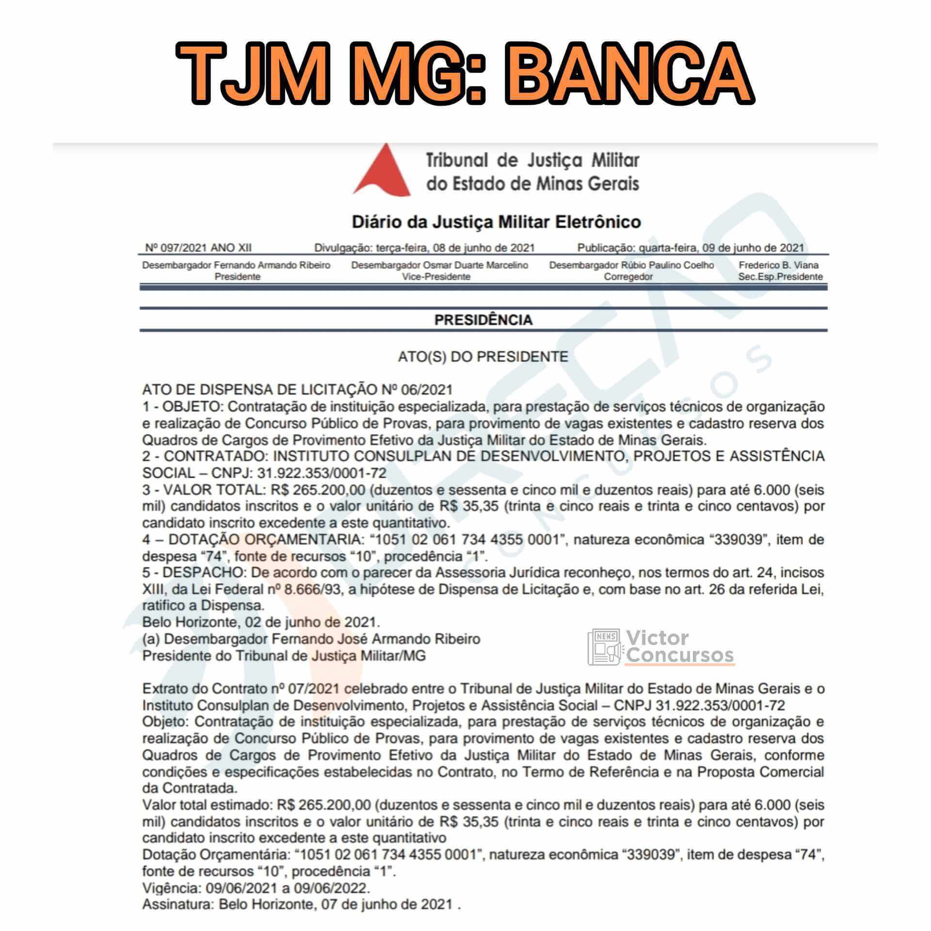 Concurso Tjm Mg Nova Banca Escolhida Para Sele O De Servidores