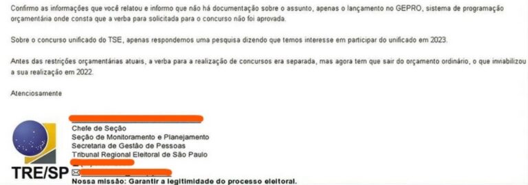 Concurso Tre Sp Rg O Deseja Vagas Para O Certame Unificado Dire O