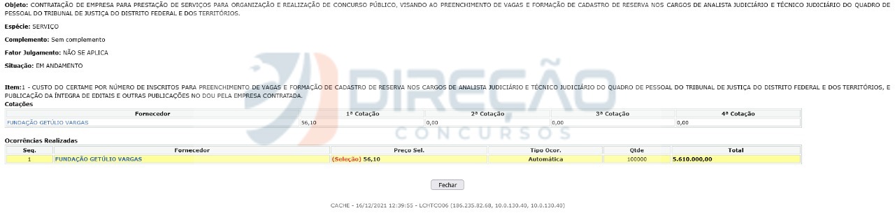 EXCLUSIVO Concurso TJDFT tem banca definida Direção Concursos