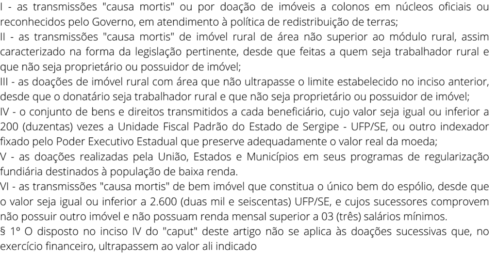 Concurso Sefaz SE assuntos importantes sobe o ITCMD Sergipe Direção