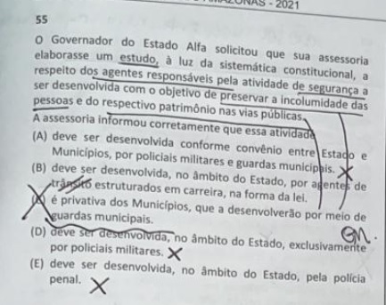 Concurso Pc Am Gabarito Extraoficial De Constitucional Agente