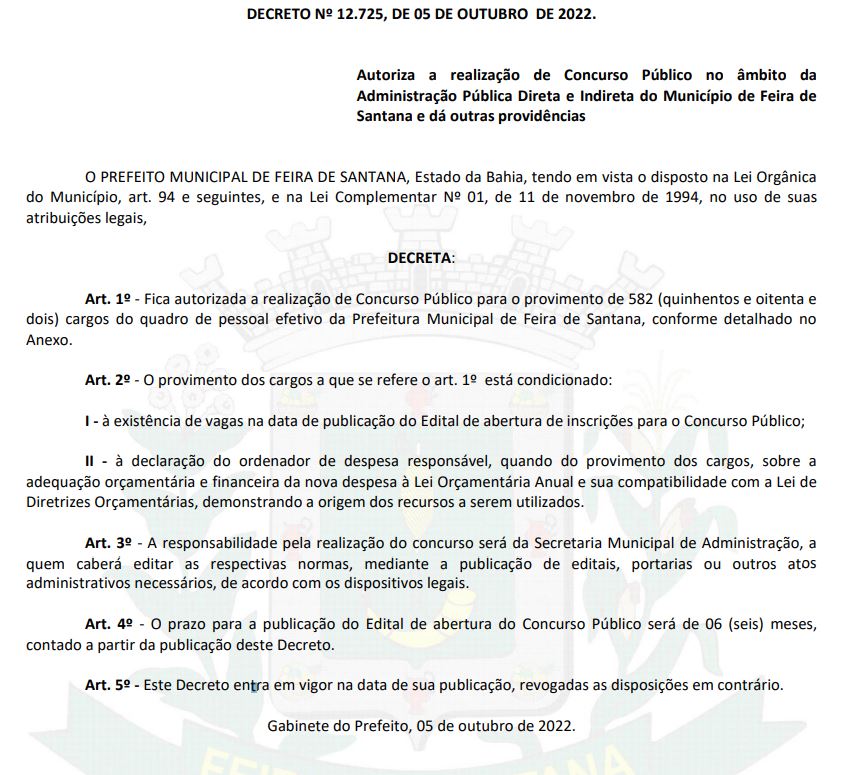 Concurso Ba Prefeitura Autoriza Edital Para Quase Vagas Dire O