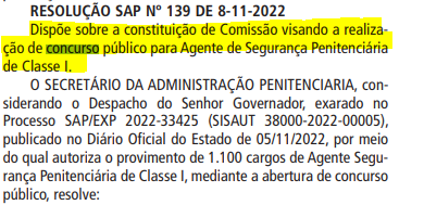 Concurso Pol Cia Penal Sp Comiss O Formada Para Novo Edital Confira