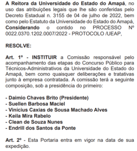 Concurso UEAP comissão formada para novo edital confira Direção