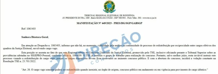 Concurso Tse Unificado Tre Ro Trata Edital Como Iminente Dire O