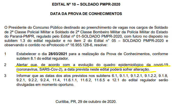 Concurso PM PR: Provas Mantidas Em Meio à Cancelamento De Voos ...