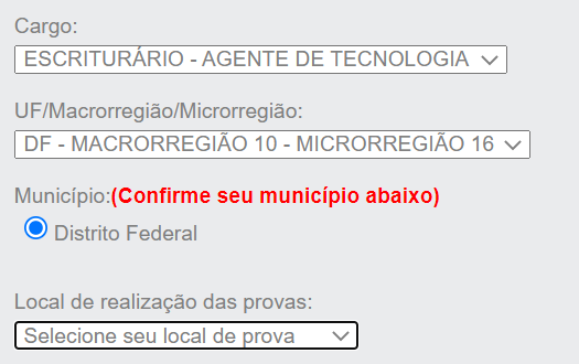 cargos concurso banco do brasil