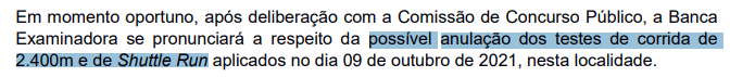 Urgente Concurso Pm Pr Taf Pode Ser Anulado Entenda Dire O