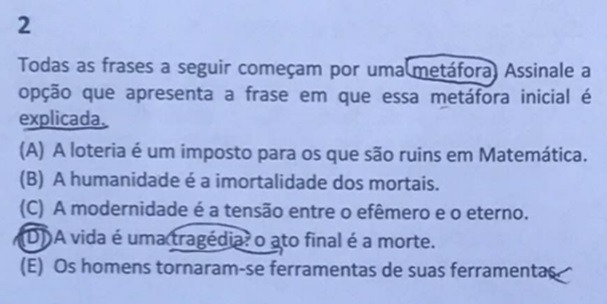 Gabarito Extraoficial - Português - PM CE - Direção Concursos