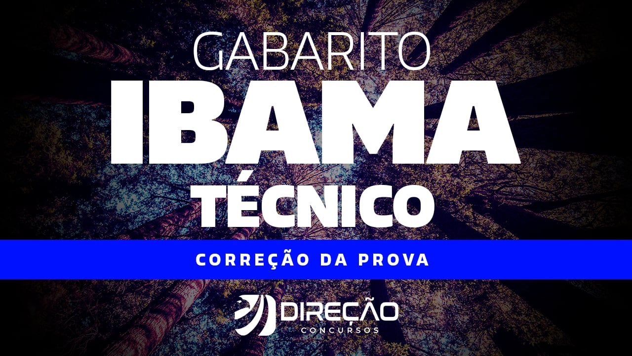 Imagem - Gabarito extraoficial de Noções de Informática para Técnico Ambiental do IBAMA.
