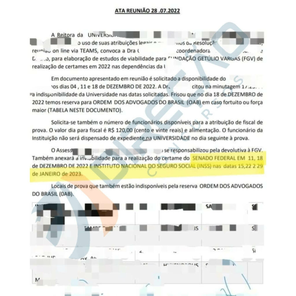 concurso inss fgv