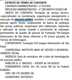 O concurso Hemocentro SP ofertará cinco vagas para o cargo de técnico de enfermagem. Veja os detalhes informados até o momento. 
