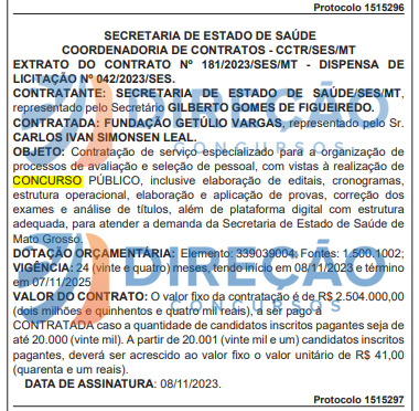 BOA NOTÍCIA - Fundação Getúlio Vargas vai realizar o VII concurso